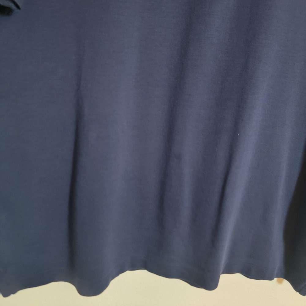Polo Ralph Lauren Blue Collared Polo Shirt Golf Casual Large Classic Flesh Pony - Picture 13 of 15